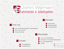 Tablet Screenshot of johnwijman.nl